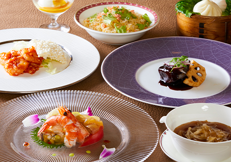 フカヒレスープ付き プリフィクスランチ